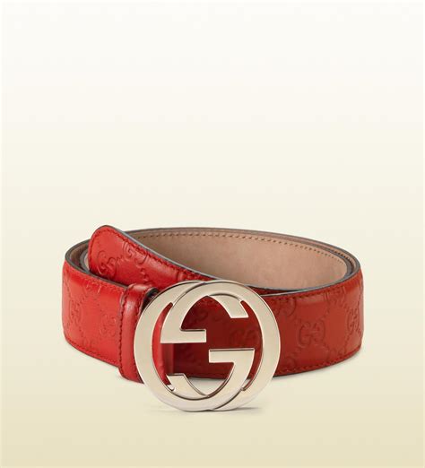 red gucci belt|red gucci belts silver buckle.